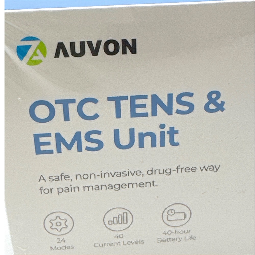 AUVON OTC TENS & EMS Classic Series 24 Modes 40 Levels Pain Relief NEW - Picture 5 of 5